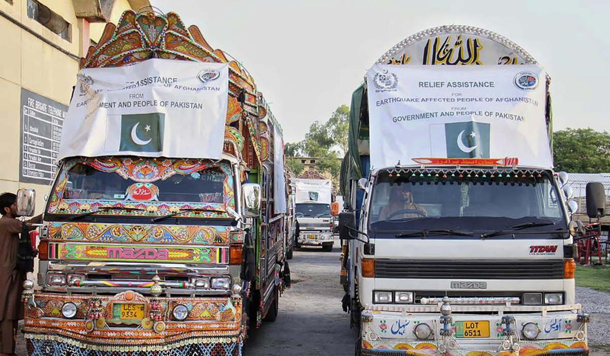 Afghan quake relief